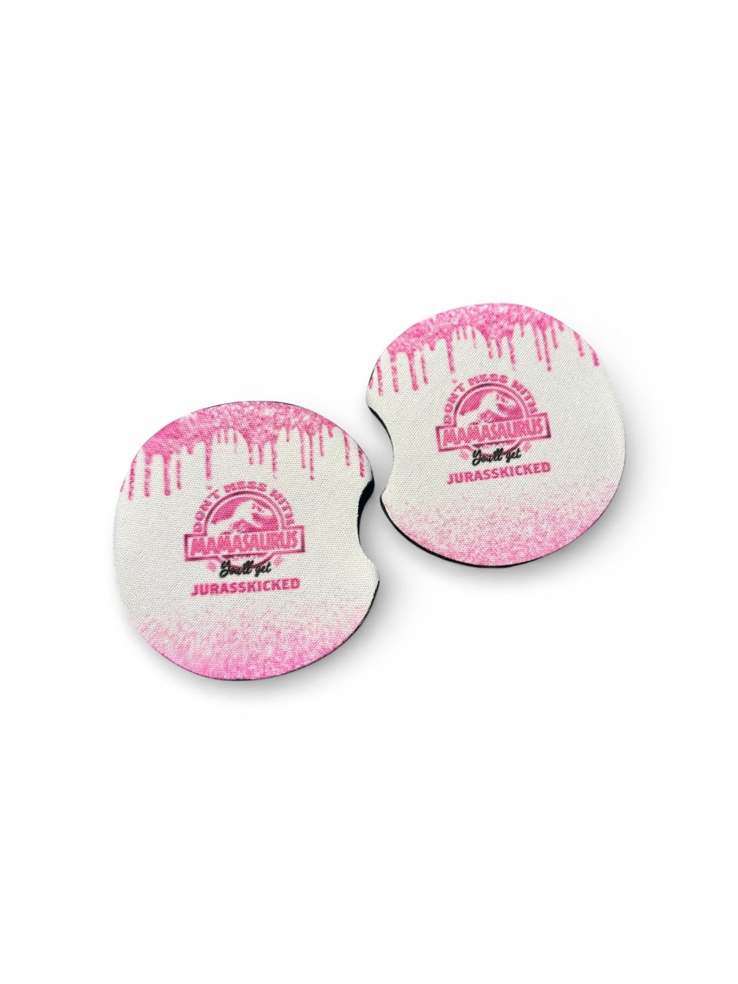 Mamasaurus Car Coaster Set