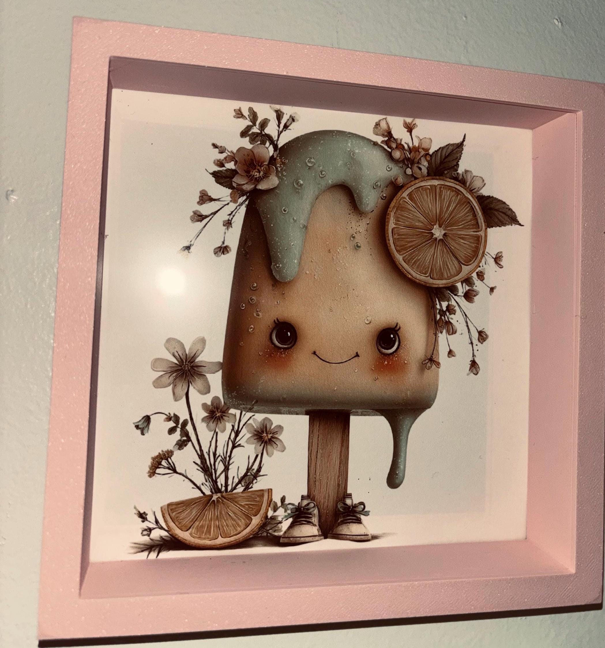 Kawii Popsicle wall art