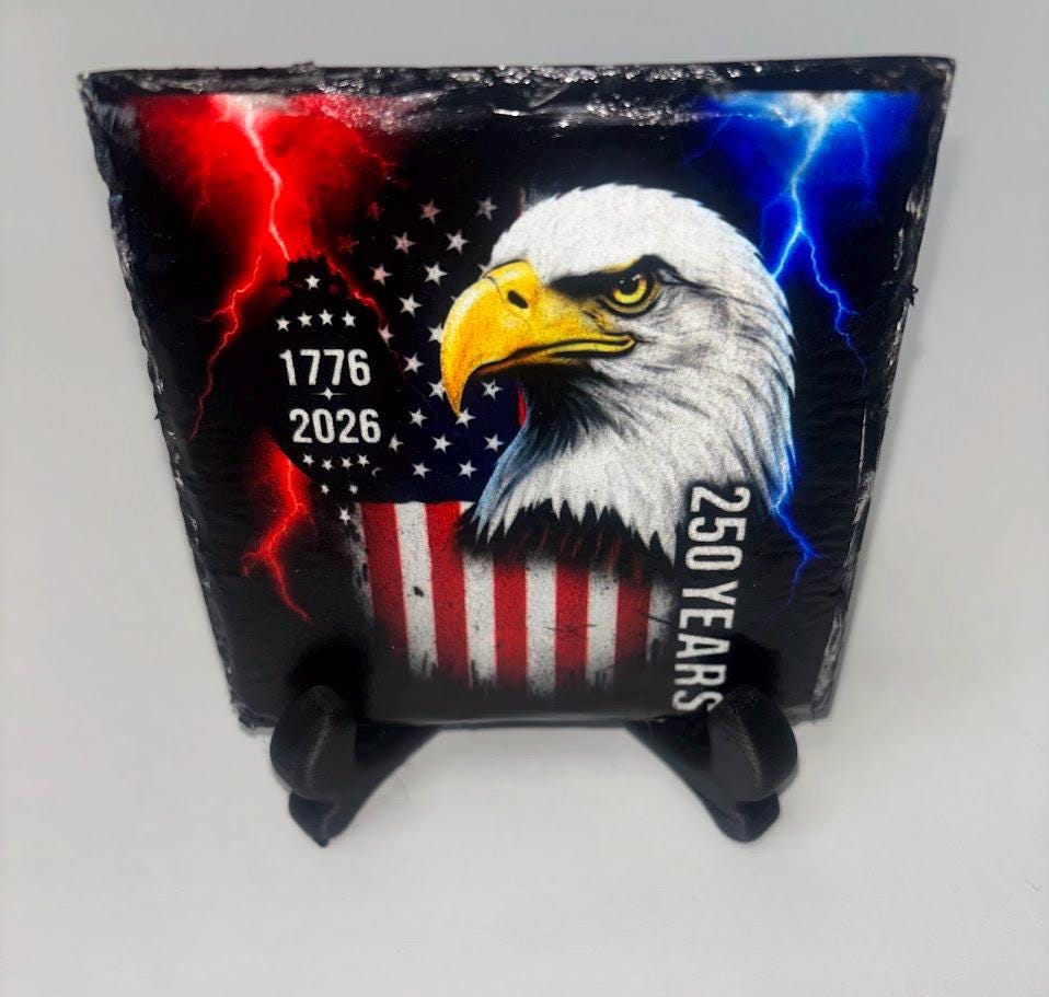 250th Anniversary of the United States Display