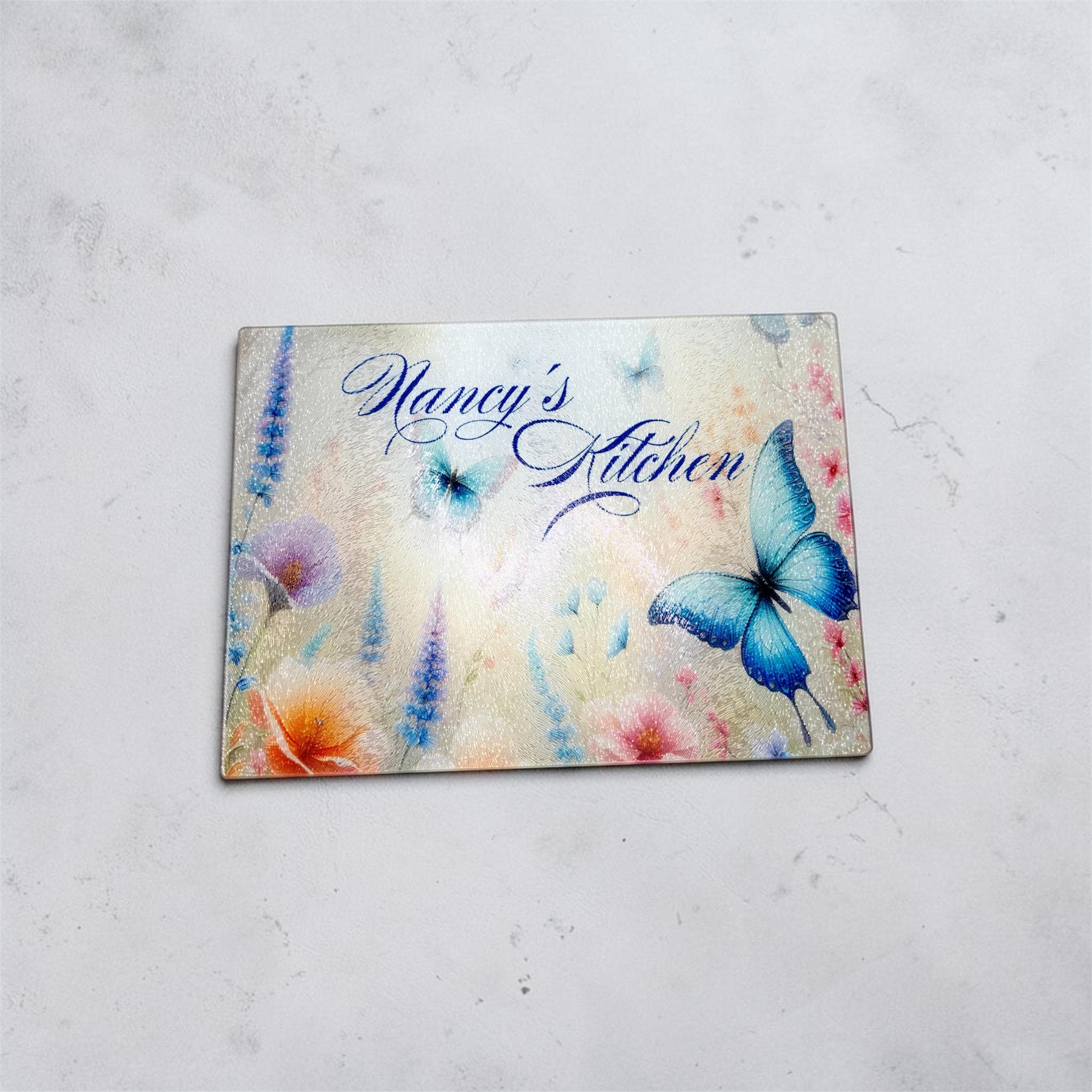 Personalized Glass Cutting Board