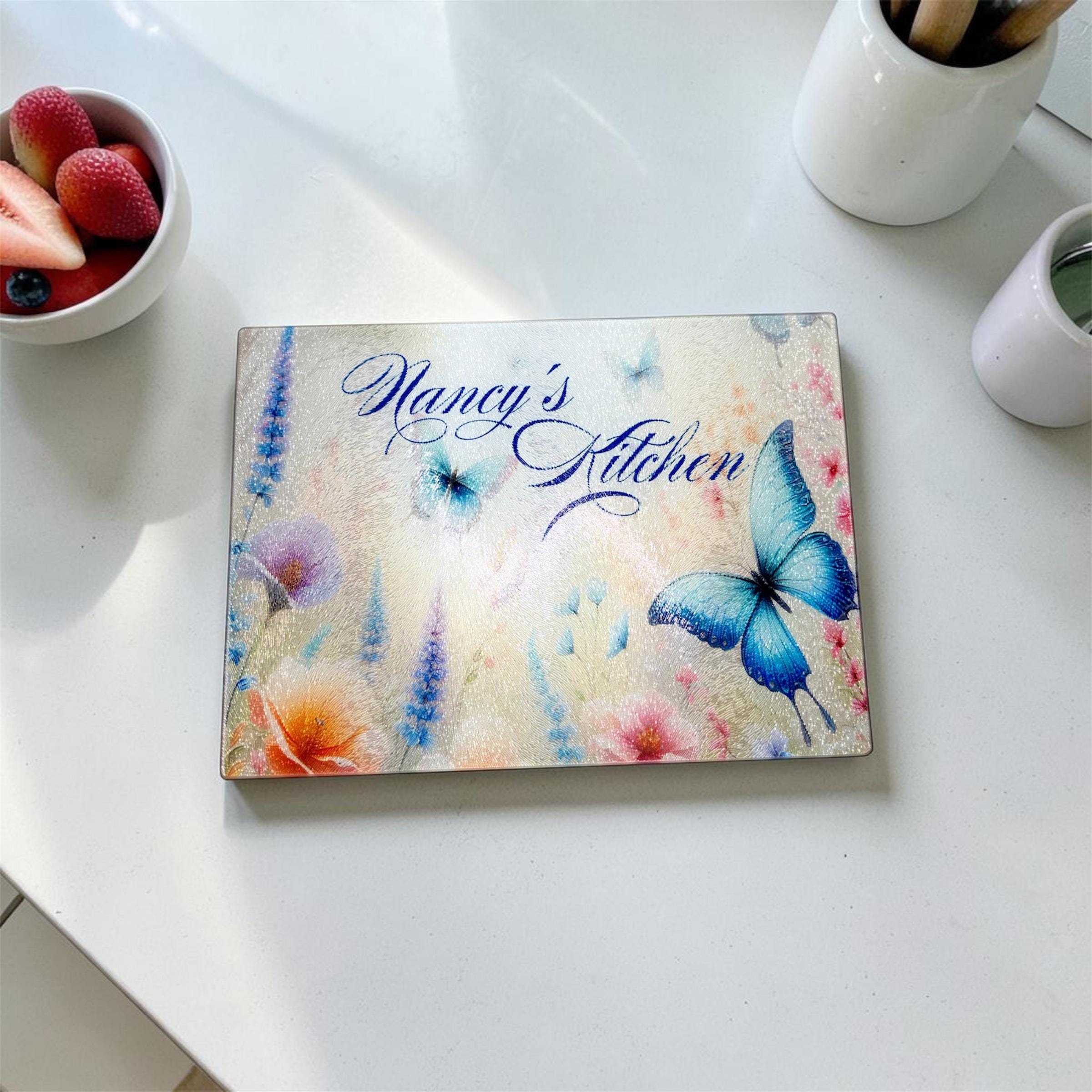 Personalized Glass Cutting Board