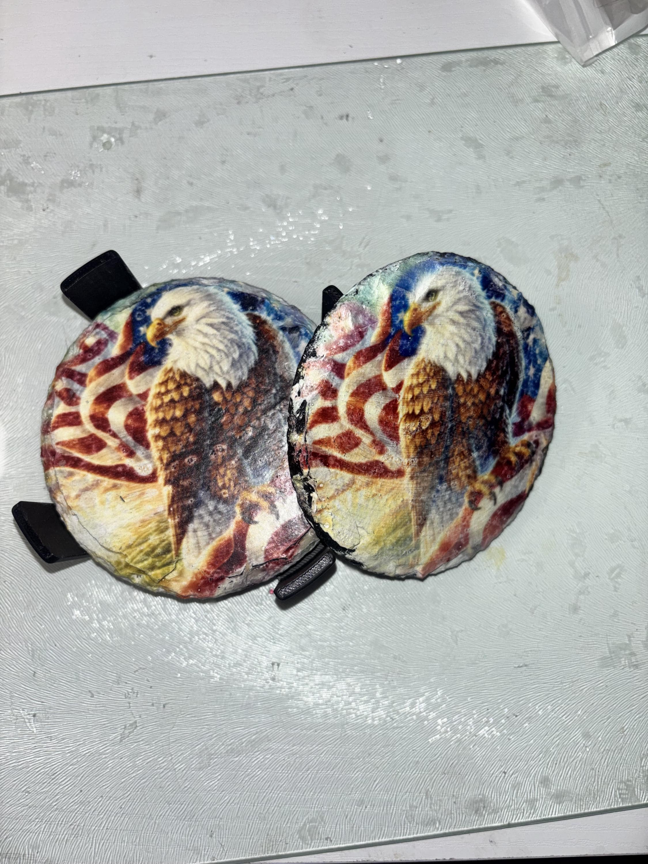 Vintage Patriotic Coaster Set – Retro Americana Home Decor